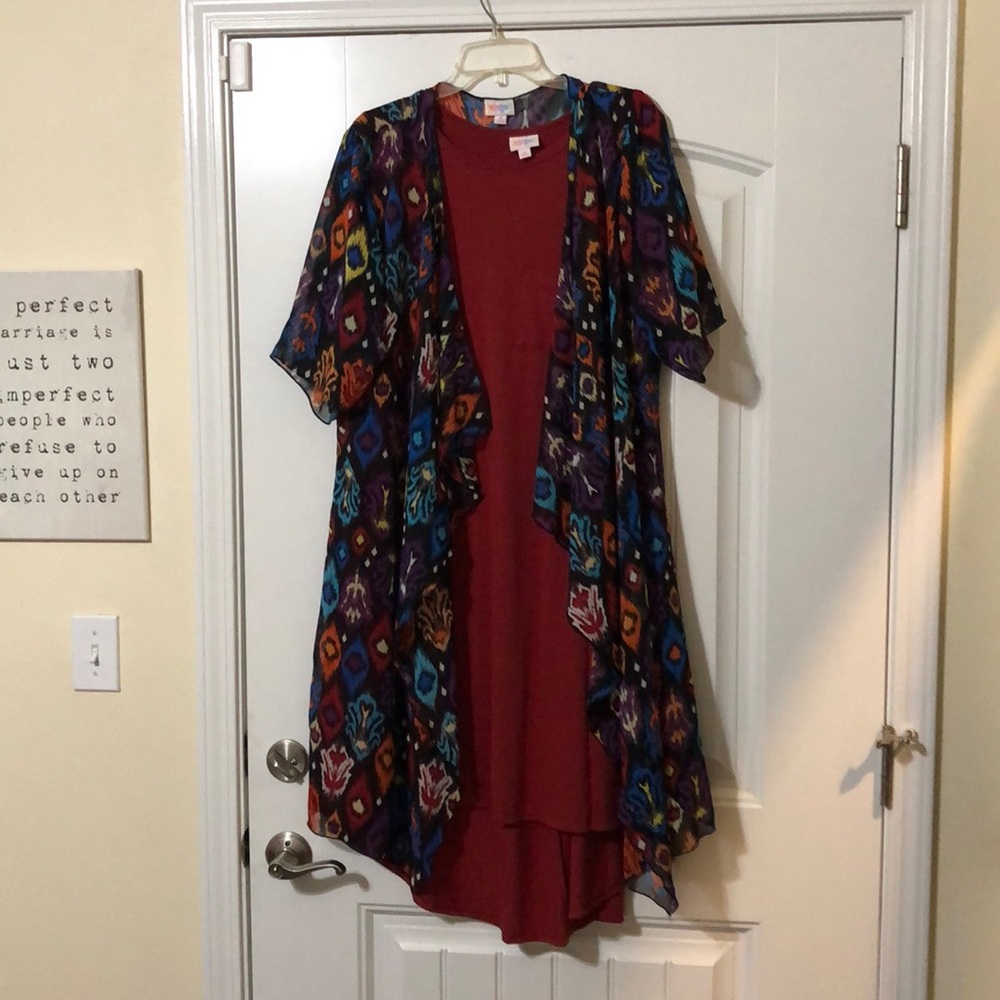Lularoe Outfit - Carly & Shirley Cover Up